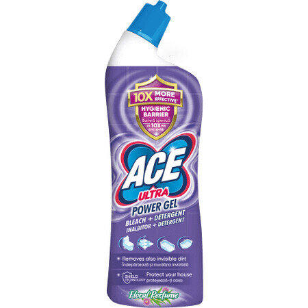 ACE Ultra Power Floral Gel Toilettenreinigungslösung, 750 ml