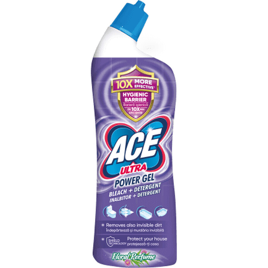 ACE Ultra Power Floral Gel Toilet Cleaning Solution, 750 ml