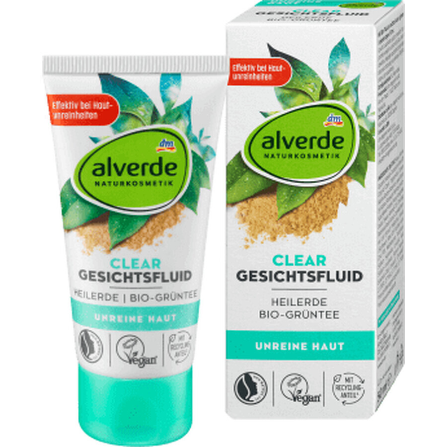 Alverde Naturkosmetik Clear fluid de față, 30 ml, 30 ml