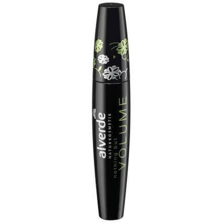 Alverde Naturkosmetik Mascara Nothing but Volume negru 01, 12 ml