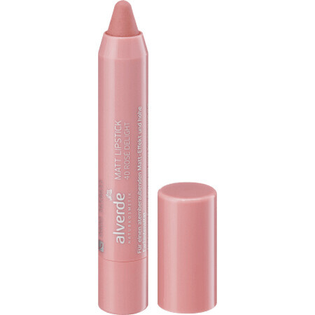 Alverde Naturkosmetik Matt ruj 40 rose delight, 3,7 ml