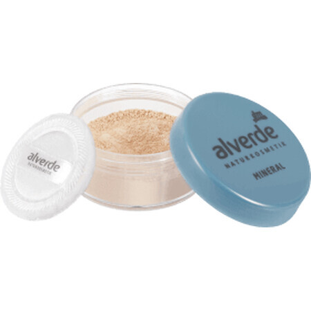 Alverde Naturkosmetik Mineral pudră 01 Porcelain, 10 g