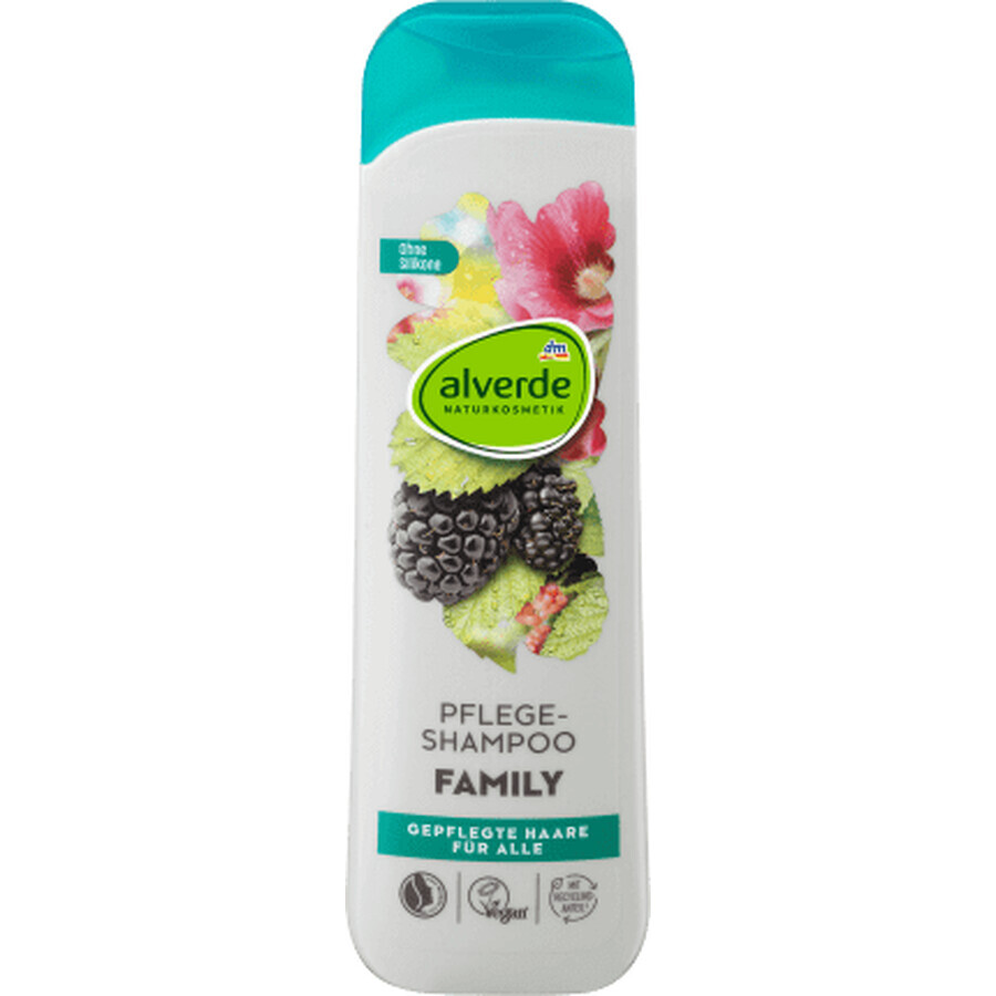 Alverde Naturkosmetik Şampon Family malvă, 300 ml