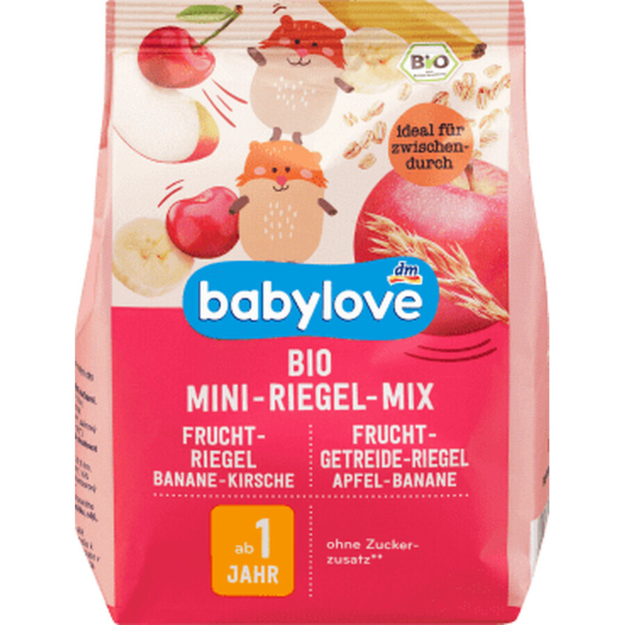Babylove Bio-Fruchtstäbchen-Mix mini 1 Jahr, 100 g