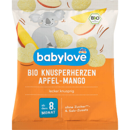 Babylove Apfelchips mit Mango 8 +, 30 g