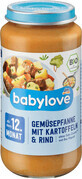 Babylove Legume, cartofi și vită ECO, 12+, 250 g