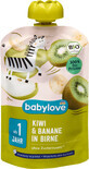 Babylove Kiwi-P&#252;ree mit Birne und Banane 12+, 100 g