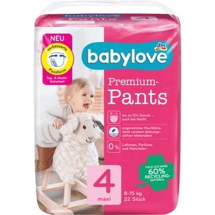 Babylove Diaper size 4, 22 pcs