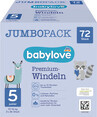 Pannolini babylove Premium jumbo numero 5, 72 pz