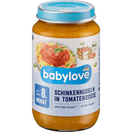 Babylove-Schinken mit Tomatensauce 8+ ECO, 220 g