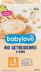 Babylove Terci 3 cereale 6+, 400 g