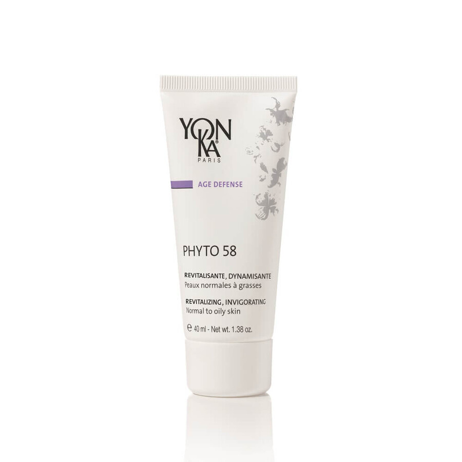 Crema regeneratore pentru ten normal-gras Age Defence Phyto 58 PNG, 40 ml, YonKa