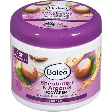 Balea Sheaboter &amp; Arganolie Bodycrème, 500 ml
