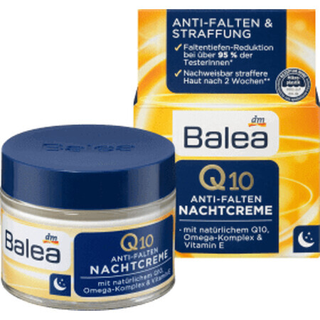 Balea Cremă de noapte anti-rid Q10, 50 ml