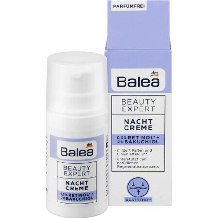 Balea Cremă de noapte cu retinol, 30 ml