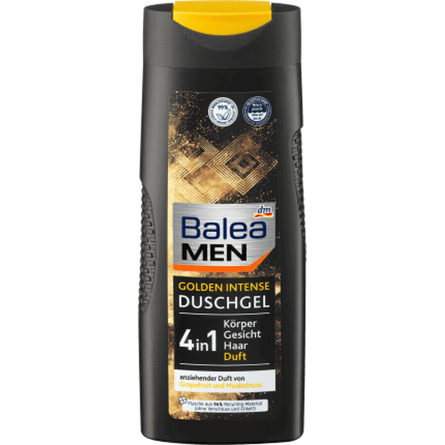 Balea MEN Gel de duș  golden intense 4 in 1, 300 ml