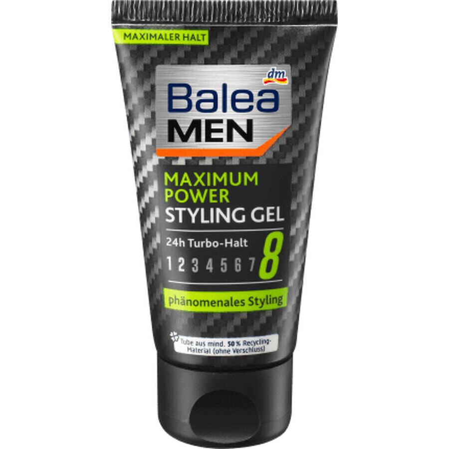 Balea MEN Gel de păr maximum power, 30 ml