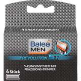 Balea MEN Porte-lames de rasage revolution 5.1, 4 pcs