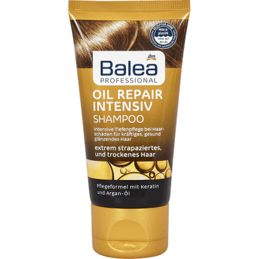 Balea Shampoo mit reparierendem Öl, 50 ml