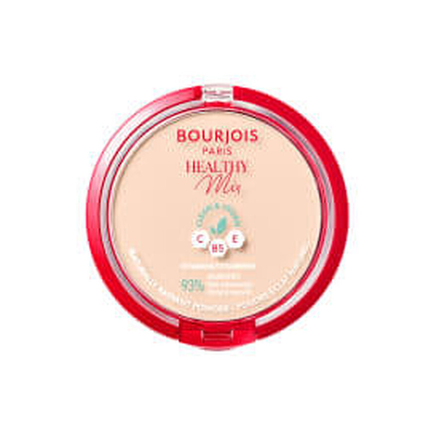 Buorjois Paris Healthy mix pudră compactă  01 Ivory, 1 buc