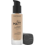 Catrice All Matt Shine Control fond de ten 027N Amber Beige, 30 ml