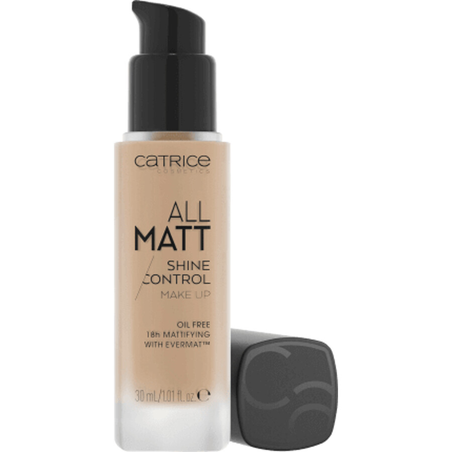 Catrice All Matt Shine Control fond de ten 027N Amber Beige, 30 ml