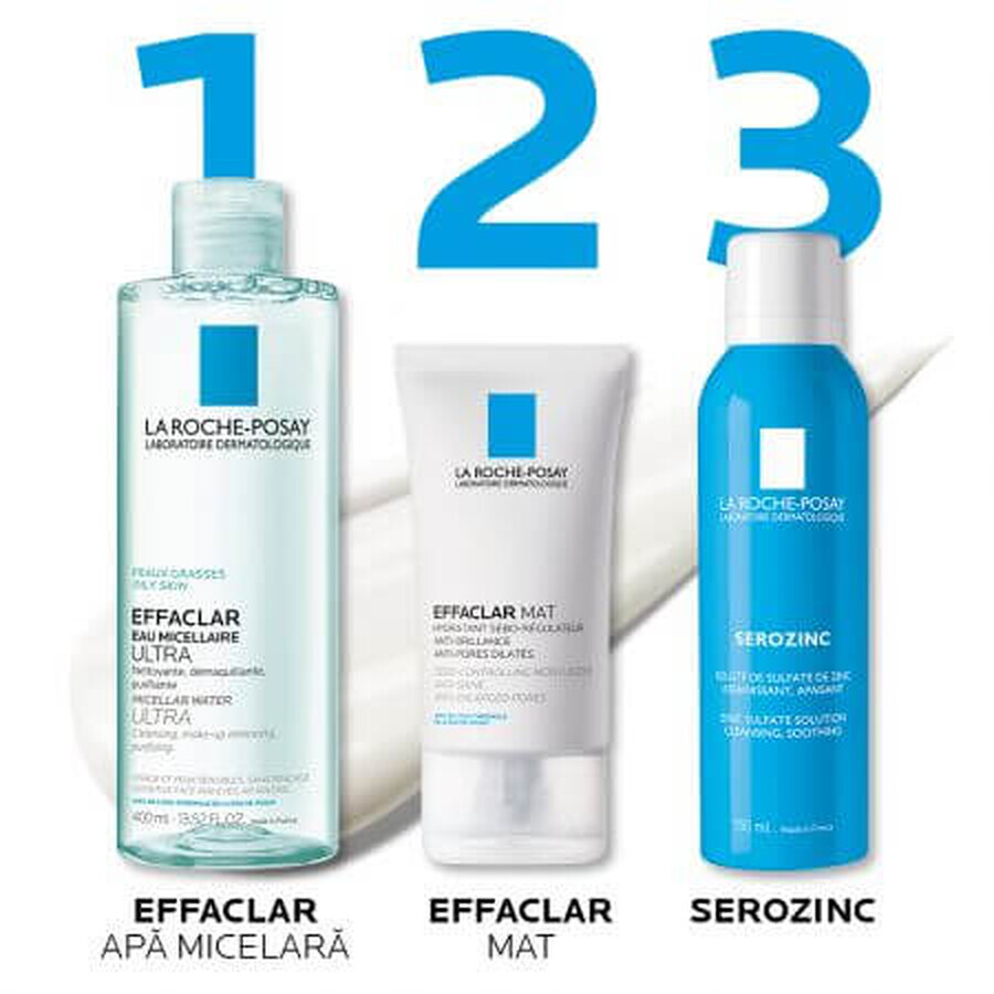 La Roche-Posay Effaclar Mat cremă sebo-reglatoare hidratantă și matifiantă, 40 ml