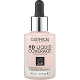 Catrice HD Liquid Coverage fond de ten 002 Porcelain Beige, 30 ml