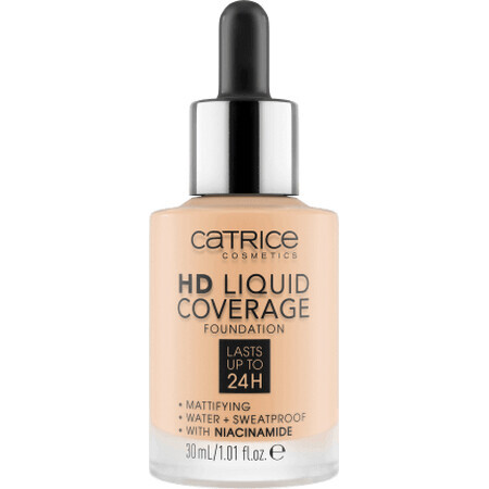 Catrice HD Liquid Coverage fond de ten 005 Ivory Beige, 30 ml