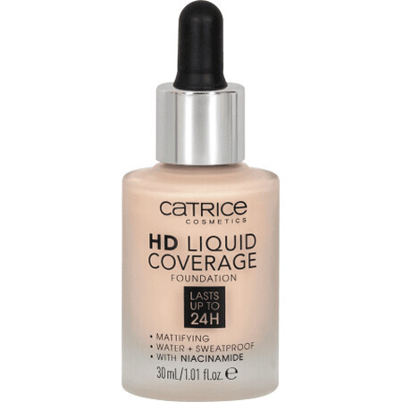 Catrice HD Liquid Coverage Foundation 020 Rose Beige, 30 ml