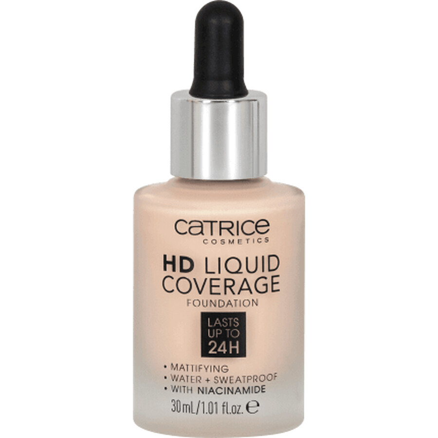 Catrice HD Liquid Coverage Foundation 020 Rose Beige, 30 ml
