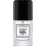 Catrice Power Gel 2in1 Base & Top Coat, 10,5 ml