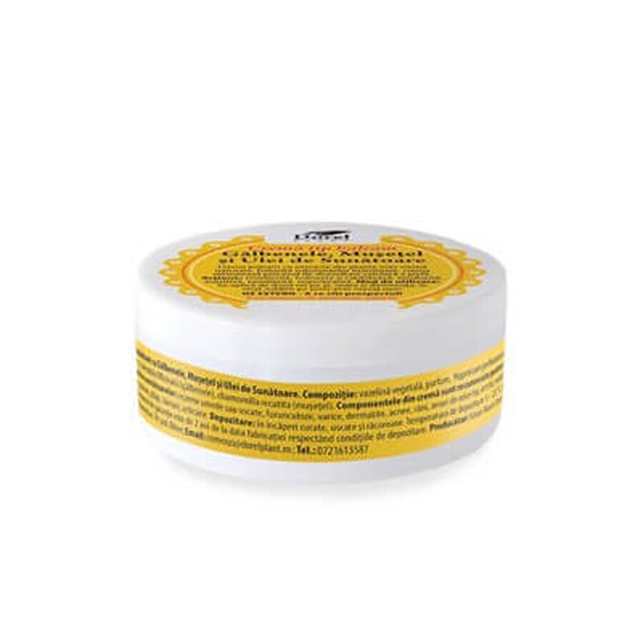 Balm cream with marigold, chamomile and sunflower oil, 100 g, Dorel Plant