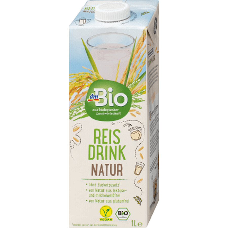 DmBio Băutură din orez natural, 1 l