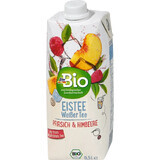 DmBio Té blanco con melocotón y frambuesa, 500 ml