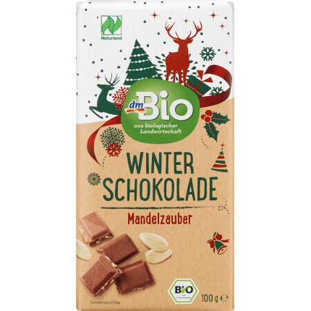 DmBio Ciocolată cu migdale ECO, 100 g