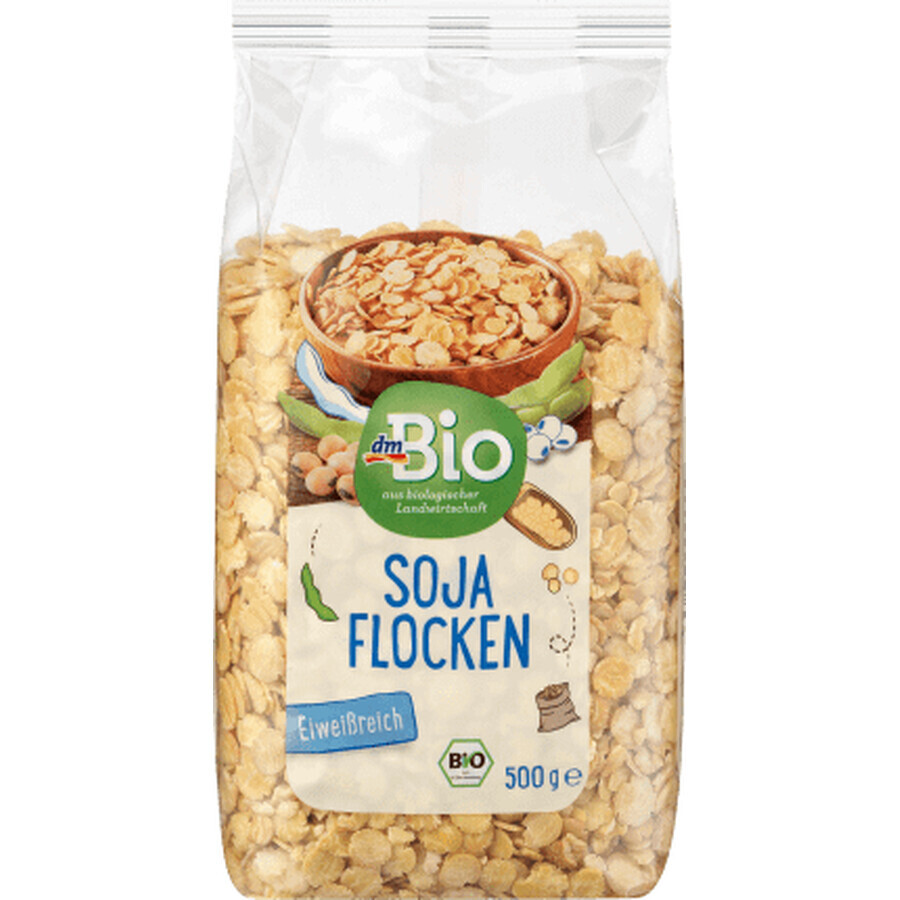 DmBio Fulgi de soia, 500 g