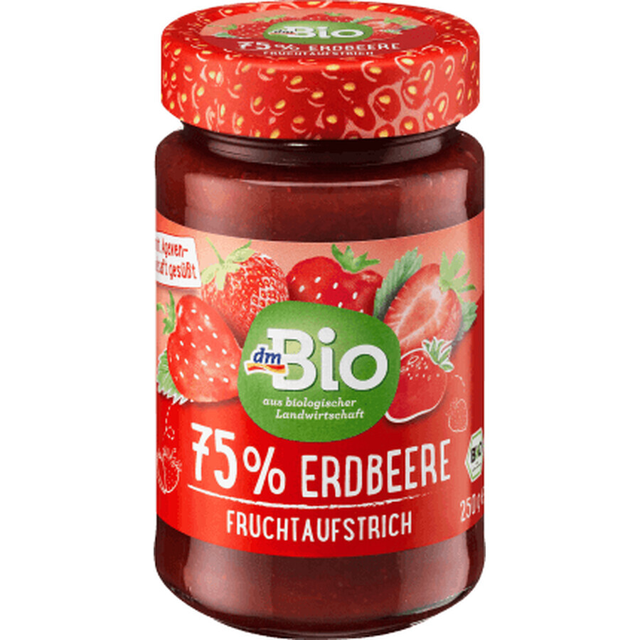 DmBio Gem 75% Erdbeere, 250 g