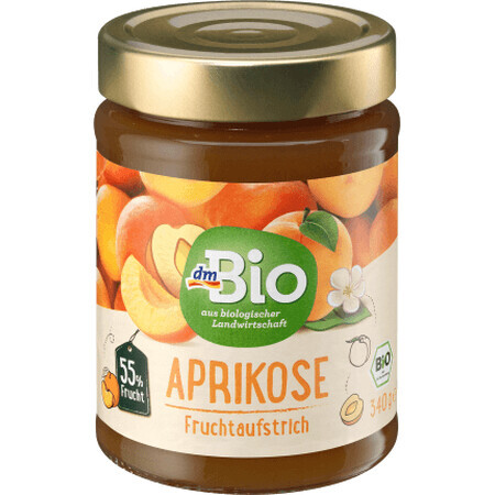 DmBio Aprikosenkonfitüre 55% Frucht, 340 g