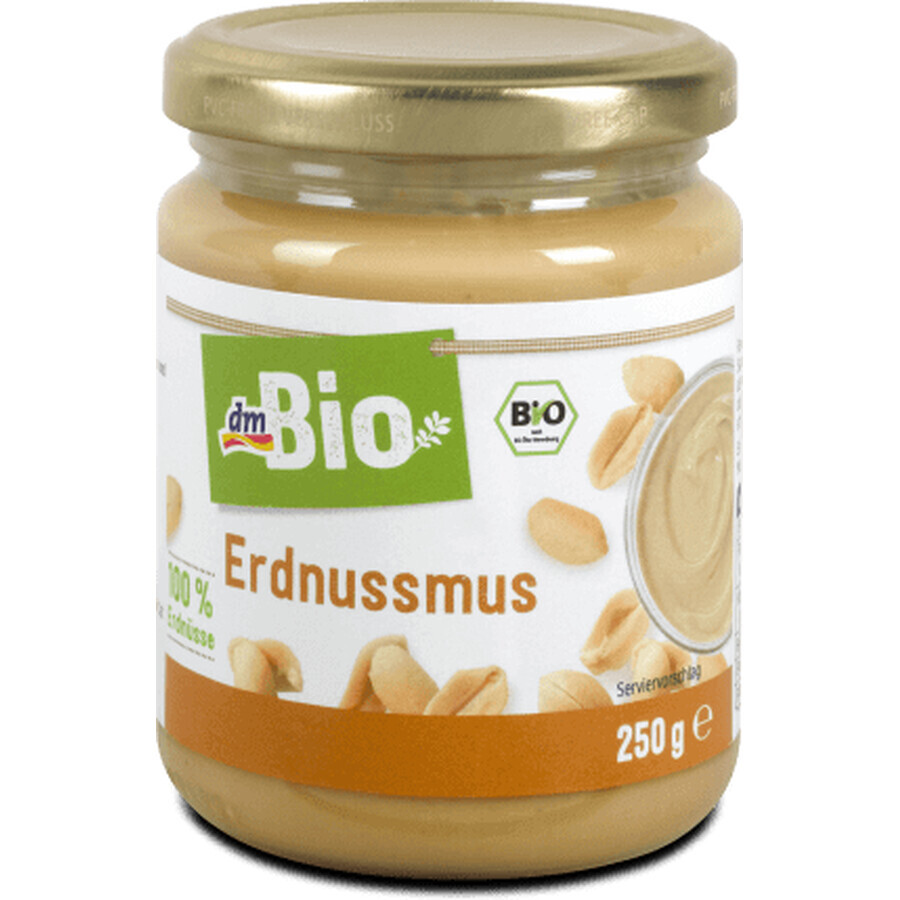 DmBio Pastă de arahide, 250 g