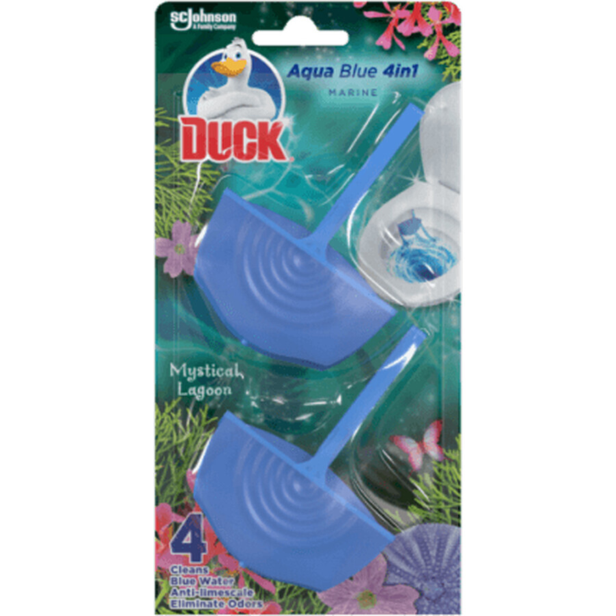 Duck Odorizant wc Aqua Blue 4în1 Lagoon, 80 g