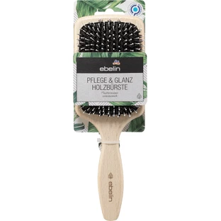 Ebelin Wooden paddle hair brush, 1 pc