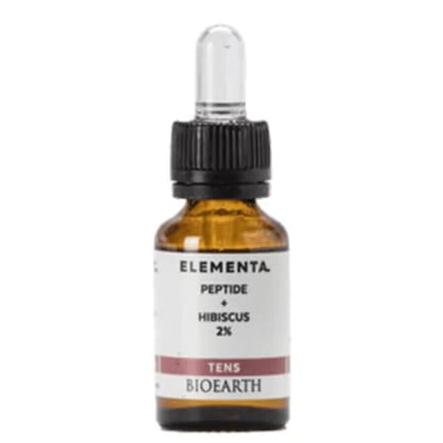 Elementa Serum mit Peptiden und Hibiskus 2% für das Gesicht, 1 St.