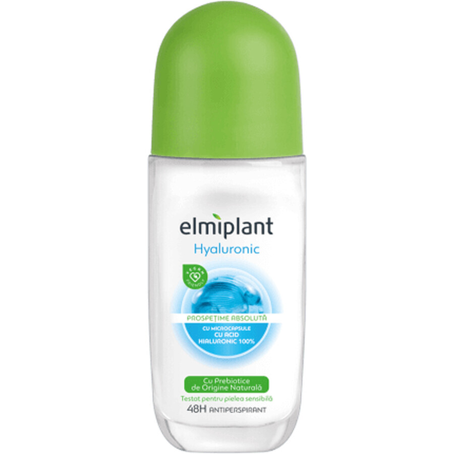 Elmiplant Antiperspirant Deodorant roll on hyaluronic, 50 ml