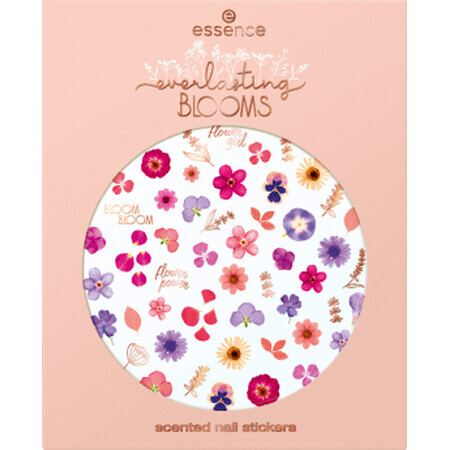 Essence Cosmetics everlasting BLOOMS stickere unghii, 50 buc