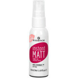 Essence Cosmetics Instant matt spray pentru fixarea machiajului, 50 ml