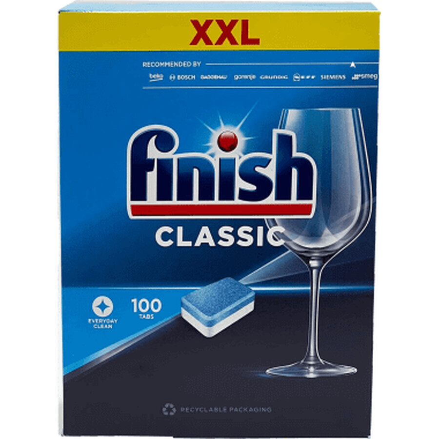 Finish Detergent pentru mașina de spălat vase, 100 buc