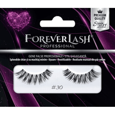 ForeverLash Falsche Wimpern Naturhaarband 30 Demi Wispies OMG, 1 Stück