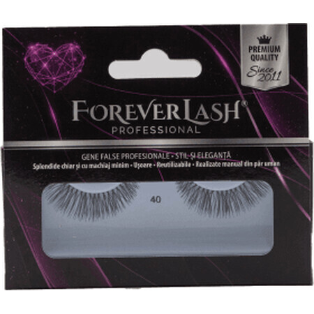 ForeverLash Gene false bandă din păr natural 40 Natural Touch, 1 buc