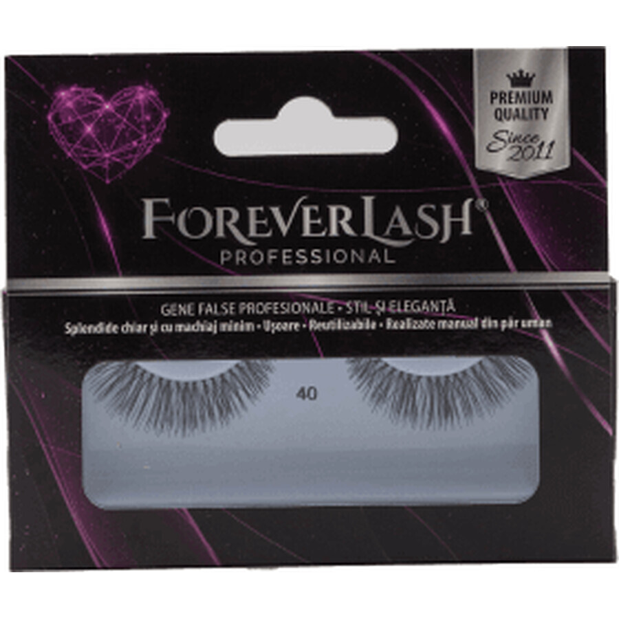 ForeverLash Gene false bandă din păr natural 40 Natural Touch, 1 buc